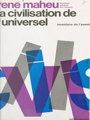 cover image of La civilisation de l'universel